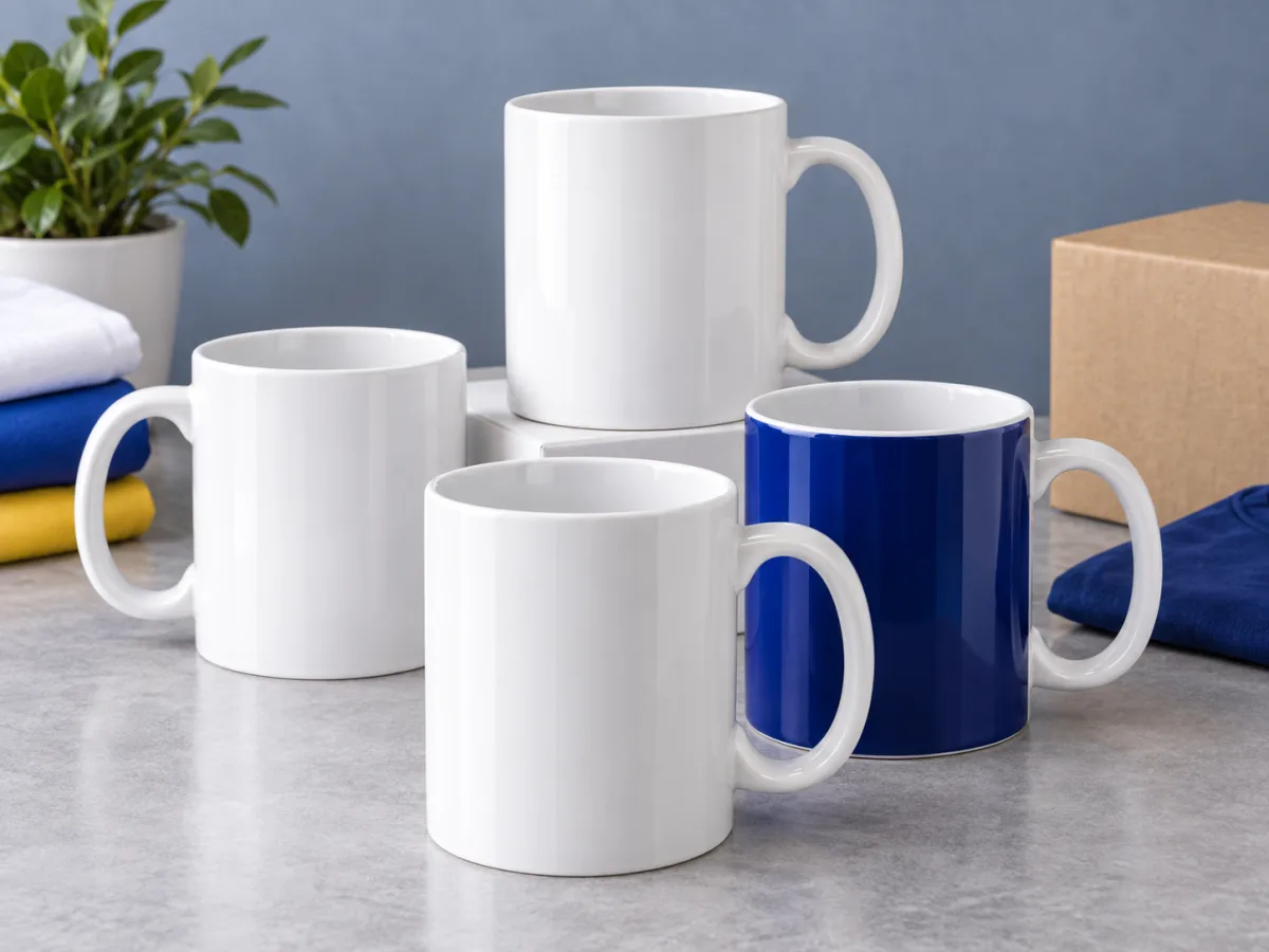 Tazas preparadas para sublimación